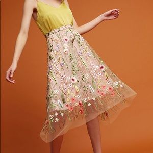 Anthropologie cocktail skirt